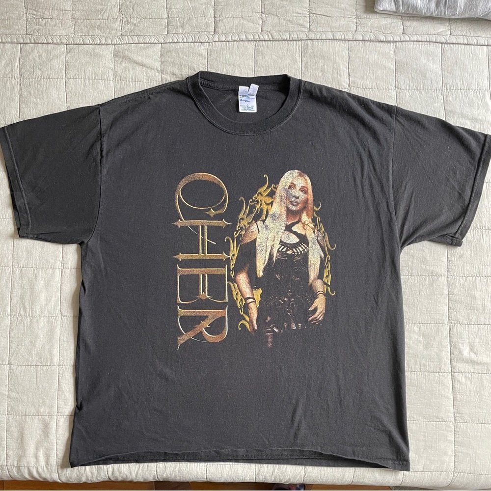 Vintage Cher Shirt Farewell Tour 2003 in Black Sz XL
